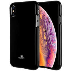 GOOSPERY Pearl Jelly Case iPhone Xs MAX Soft TPU Cover Black Suo Black