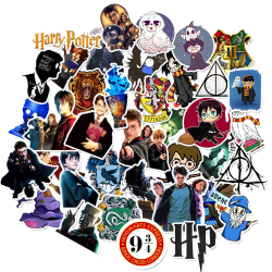 50pcs Harry Potter Gadget Stickers Set Tarroja Vinyl Uudelleen K Multicolor