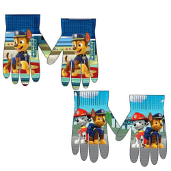 2-Pairs Paw Patrol Chase & Marshall Gloves Lasten Lapaset One Si Multicolor one size