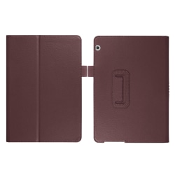 Flip & Stand Smart Cover Fodral Huawei Mediapad T3 10 Brun