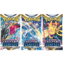 Pokemon - Sword & Shield 12 - Silver Tempest - Booster - 3-Pack multifärg