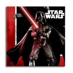 20 pakkauksen Star Wars Darth Vader -lautasliinat Multicolor one size