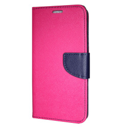 Samsung Galaxy A70 (A705) Plånboksfodral Fancy Case Pink-Navy Rosa