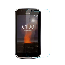 Nokia 1 skjermbeskytter i herdet glass Transparent