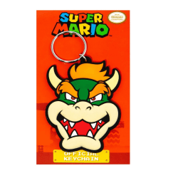 Nintendo Super Mario Bowser Nyckelring Gummi multifärg