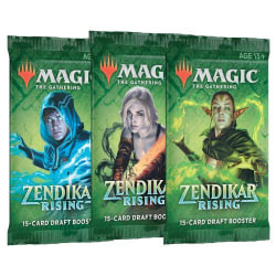Magic The Gathering - Zendikar Rising- Draft Booster Pack 3-Pack multifärg