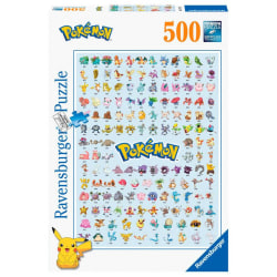 Ravensburger 500 Brikker Pokémon The First 151! Premium Puslespi Multicolor