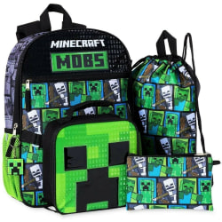 5-Pack Minecraft Creeper Mega Set School Bag Reppu Laukku 42cm Multicolor one size