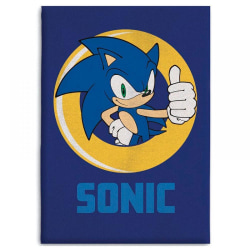 Sonic The Hedgehog Teppe Fleeceblanket 100x140cm 100% Polyester Multicolor one size