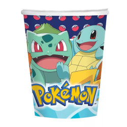 8 Pack Pokemon Paper Cups 250 ml juhlakupit Multicolor one size