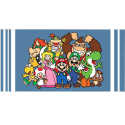 Nintendo Super Mario Bros Party Handduk Badlakan 70x140cm multifärg