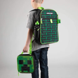 5-Pack Minecraft Creeper Mega Set School Bag Reppu Laukku 42cm Grey one size