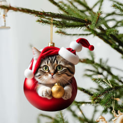 Christmas e Cartoon Cat Ornaments Christmas Tree Hanging Decora 6 onesize