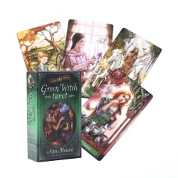 78 stk Oracle Tarotkort The Green Witch Tarot Oracle Card Boar Multicolor one size