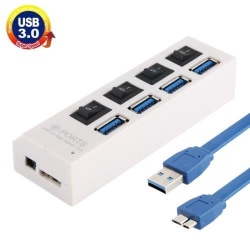 USB 3.0 Hubb 4-Portars
