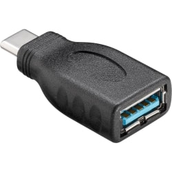 Goobay USB-Sovitin USB-A 3.0 - USB-C - Musta