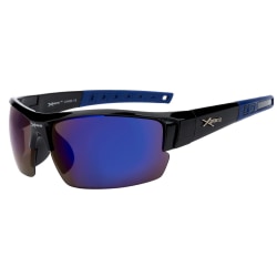 Sportglasögon XS8003 Svart/blå med Blå lins