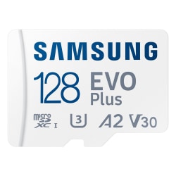 128 GB Samsung Evo Plus MicroSDXC  Cl 10