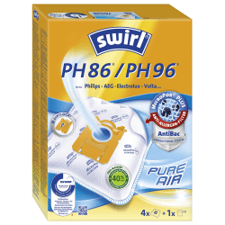 Swirl PH86 Dammsugarpåse 4-pack + filter