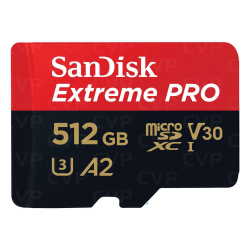 SanDisk Extreme Pro microSDXC C10 UHS-I U3 V30 A2 512GB