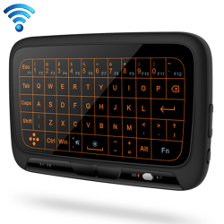 Trådlöst Mini Tangentbord med Full Touchpad & Justerbar belysni
