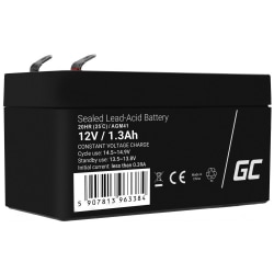 Green Cell Batteri AGM VRLA 12V 1.3Ah