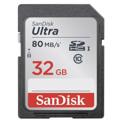32GB SanDisk Ultra SDHC Class 10 UHS-I  120MB/s