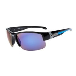 Sportglasögon XS7039 Svart/blå med blå lins