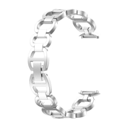 Metalliranneke Fitbit Luxe Hopea