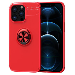 iPhone 13 Pro Max - Ring Skal - Röd