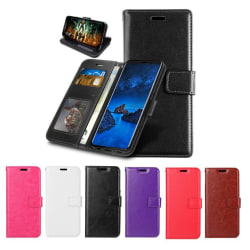 Xiaomi Mi Note 10 / 10 Pro - Crazy Horse Plånboksfodral - Lila Purple Lila