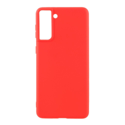 Samsung Galaxy S21 - Matt TPU Skal - Röd Red Röd
