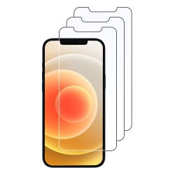 [3-Pack] iPhone 12/12 Pro Skärmskydd i härdat glas Transparent