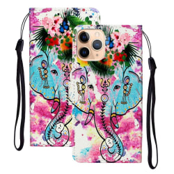 iPhone 12 Mini - Fodral Med Tryck - Elefant