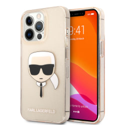 Karl Lagerfeld iPhone 13 Pro Skal TPU Full Glitter Guld