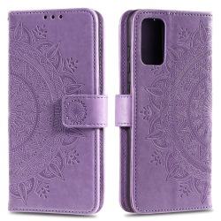 Samsung Galaxy S20 Plus - Mandala Plånboksfodral - Lila Purple Lila