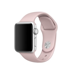 Silikon Armband Apple Watch 42/44/45/49 mm (S/M) Ljus Rosa LightPink Ljus Rosa
