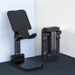 Mobilhållare Portabel För Skrivbord - Svart Black Svart
