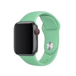 Silikon Armband Apple Watch 42/44/45 mm (S/M) - Mint Green Grön