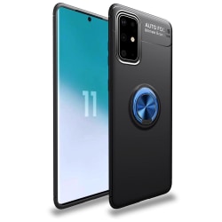 Samsung Galaxy A41 - Ring Skal - Svart/Blå Svart/Blå