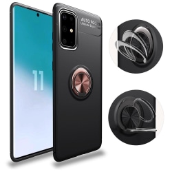Samsung Galaxy S20 FE - Ring Skal - Svart/Rosé