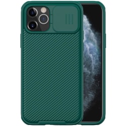 iPhone 12 / 12 Pro - NILLKIN CamShield Pro Skal - Grön Green Grön