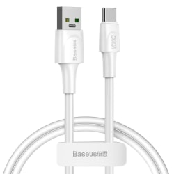Baseus VOOC 1m 5A USB-C QC3.0 Kabel - Vit White Vit
