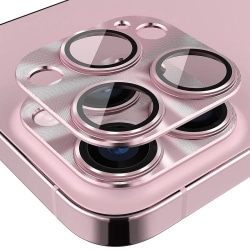 ENKAY iPhone 14 Pro / 14 Pro Max Linsskydd Aluminium Rosa