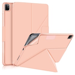 iPad Pro 12.9 (2018/2020/2021) - Origami Läder Fodral - Roséguld Roséguld