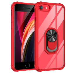 iPhone 7/8/SE (2020/2022) - Shockproof Ring Skal - Röd Red Röd