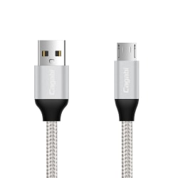 Cababi Micro USB Quick Charge 1 m - Grå/Silver