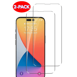 iPhone 14 Pro Skärmskydd i Härdat glas - 2-PACK