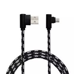 3M USB-C Vinklad Kabel - Svart