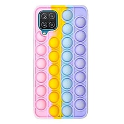 Samsung A12 - Pop It Fidget Skal - Multicolor